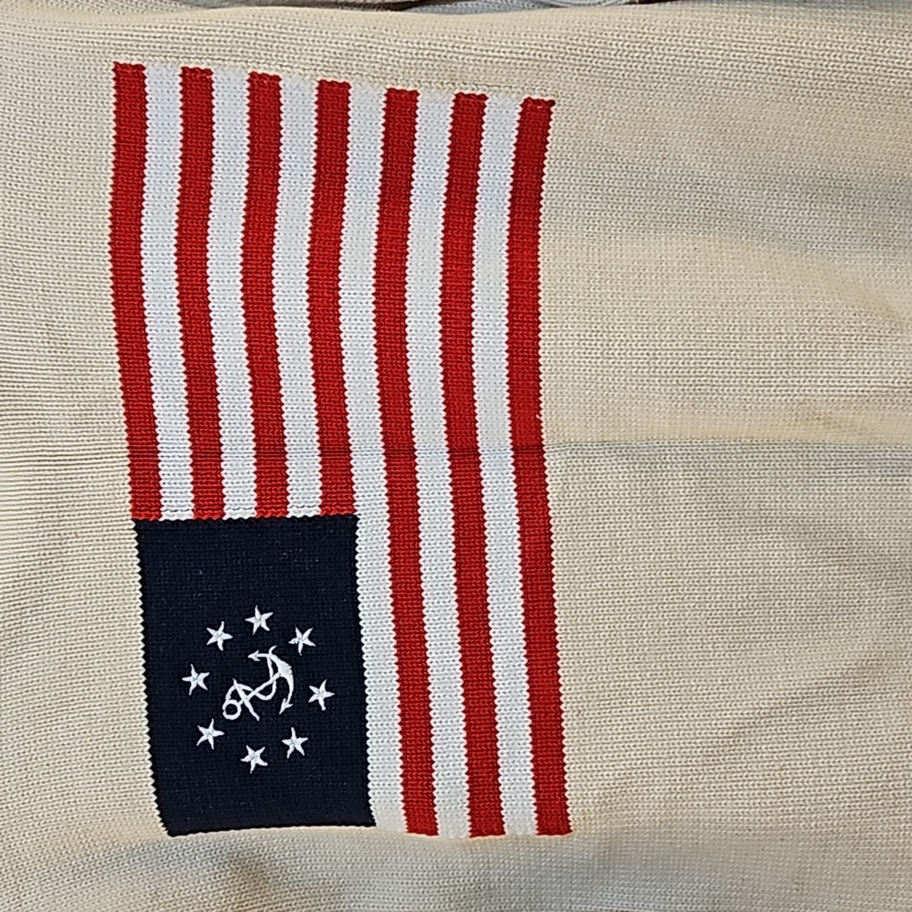 NWOT Kiel James Patrick American Yacht Sweater Cream XS/S - Picture 9 of 11